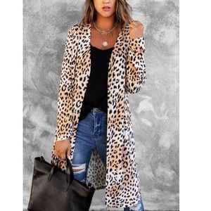 Leopard Print Cardigan
